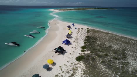 breathtaking aerial view idyllic caribbean island, unforgettable vacation