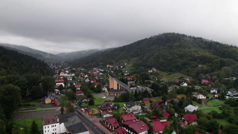 vista aérea de la iglesia de st.
