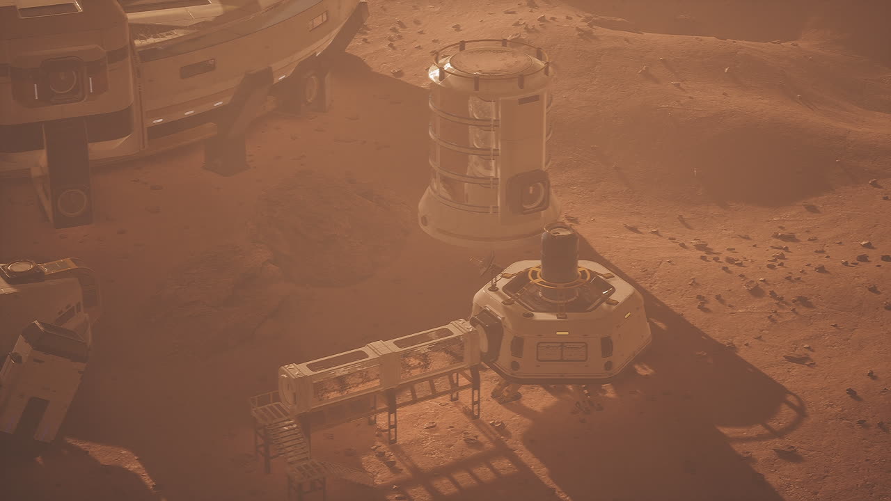 Utforsker potensialet for menneskelig bosetting i en Mars-koloni