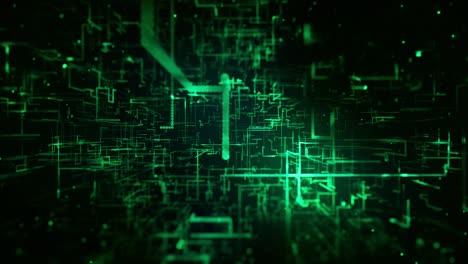 bucle de información de fondo tecnológico