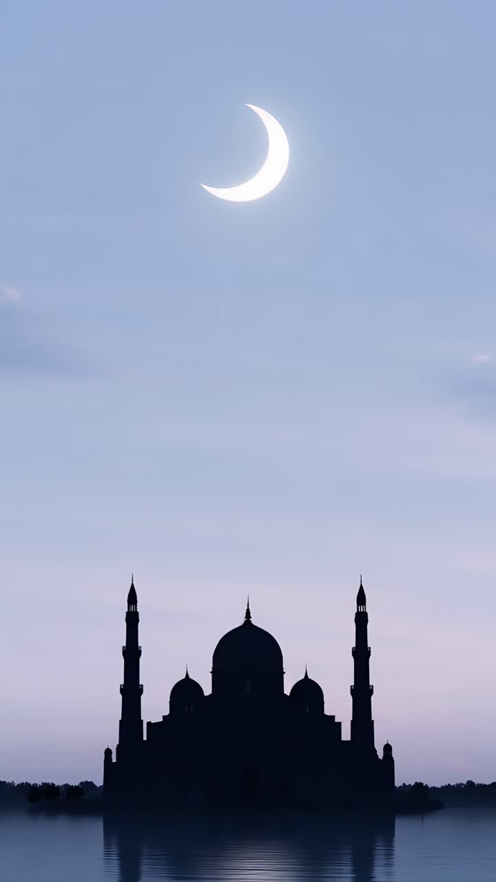 Eid al-Adha Moschea Sfondo islamico 4K