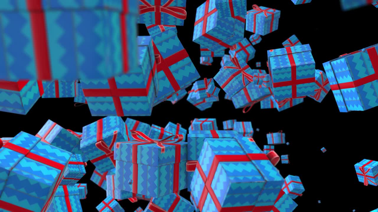 크리스마스 박스 배경 4k