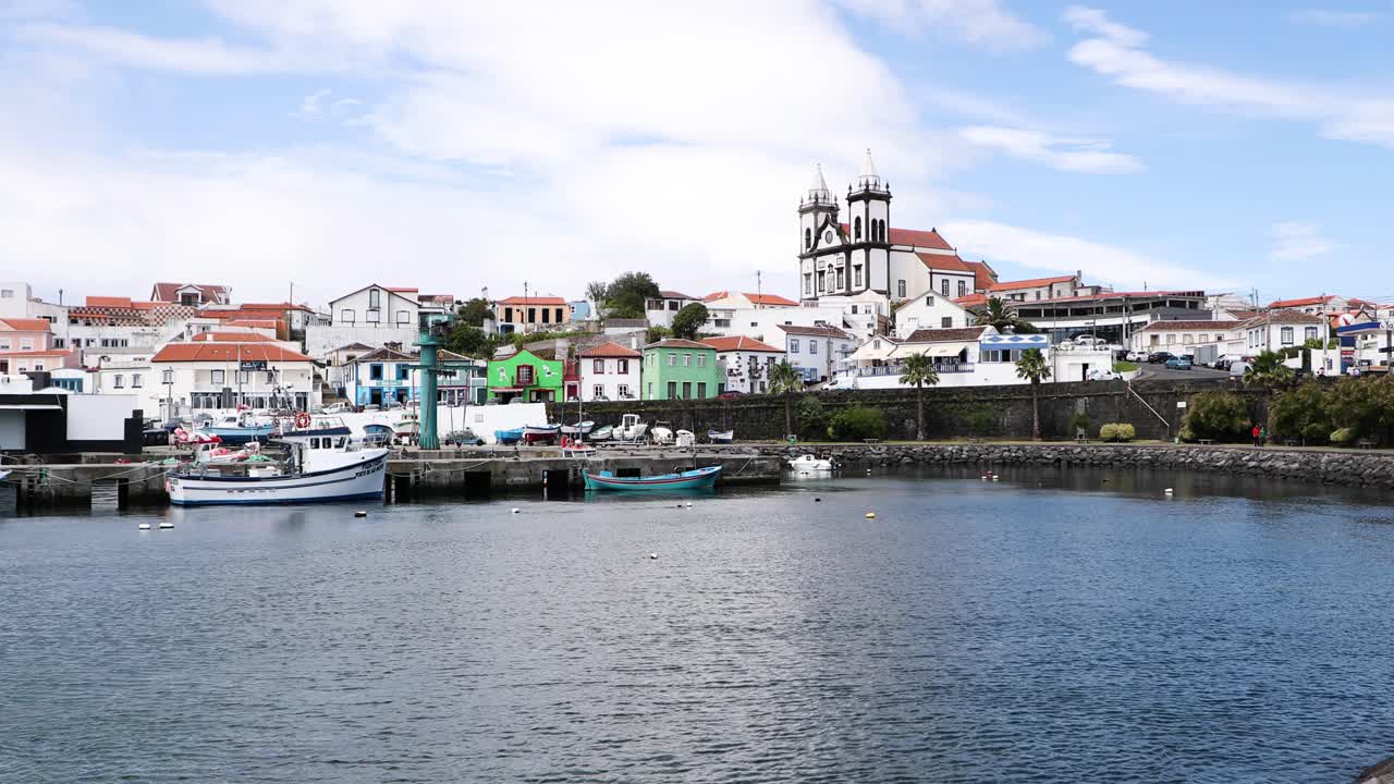iglesia parroquial de são mateus da calheta en angra do heroísmo, isla terceira, azores portugal
