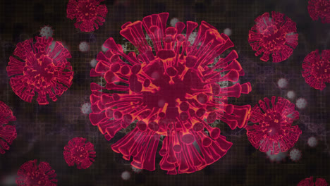 Animation-of-covid-19-cells-and-data-processing