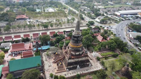 the temples in the ancient city of ayutthaya in thailand are a special sight