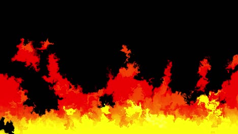fondo de efecto de llama de fuego