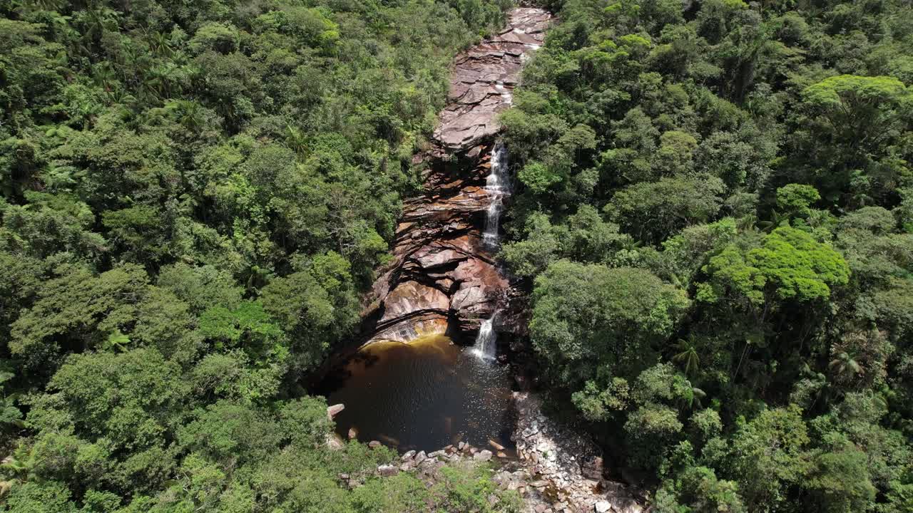 catarata de calisto, valle do pati, chapada diamantina, bahía, brasil