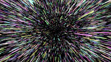 stars space warp speed through galaxy 4k