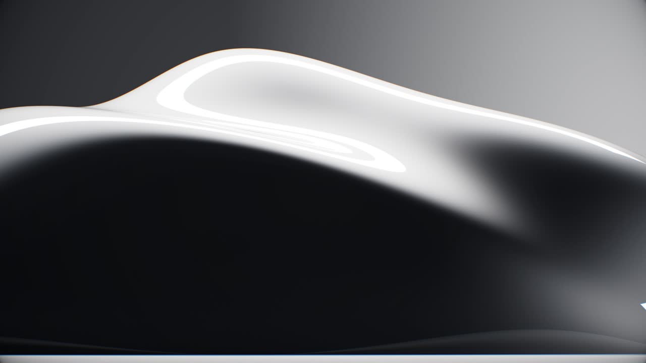 белый и черный фон плавно протекающие волны анимация плавно петля 4k