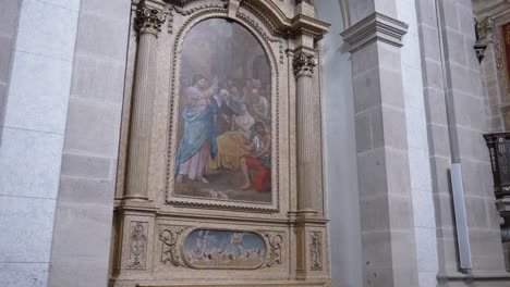 colorful fresco artwork displayed in historic church interior location irrelevant