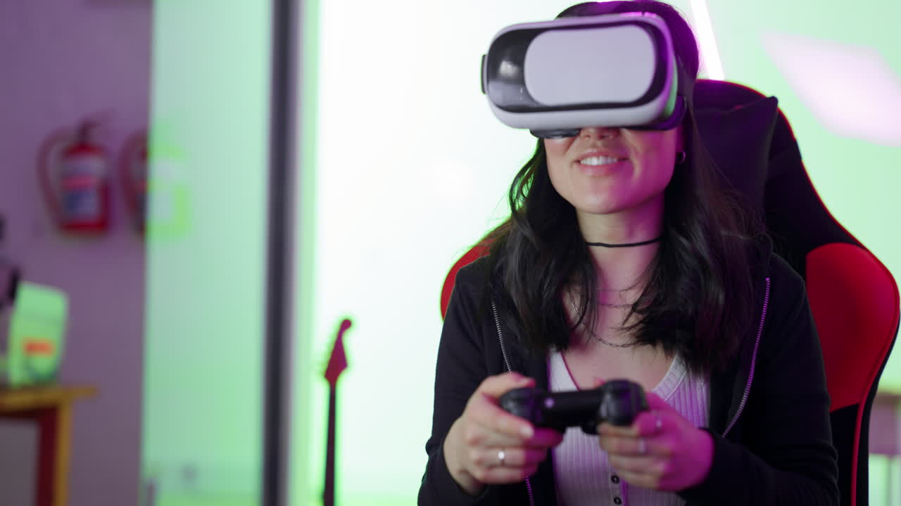 gafas de realidad virtual, mujer