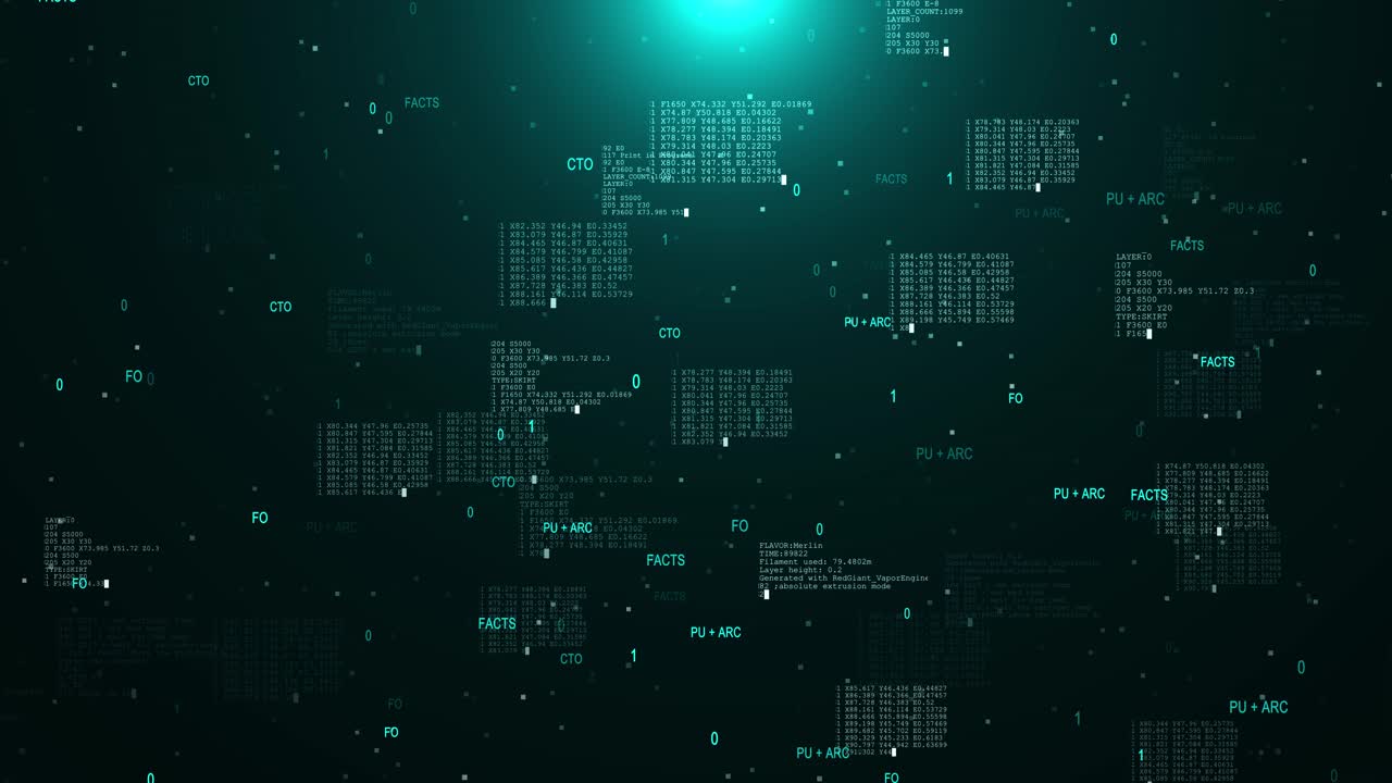 Big data technology background motion digital data flow big data artificial intelligence quantum