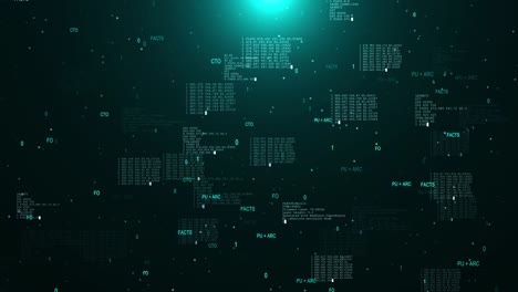 big data technology background motion digital data flow big data artificial intelligence quantum