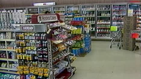 1980s underage kid trying to buy beer at store