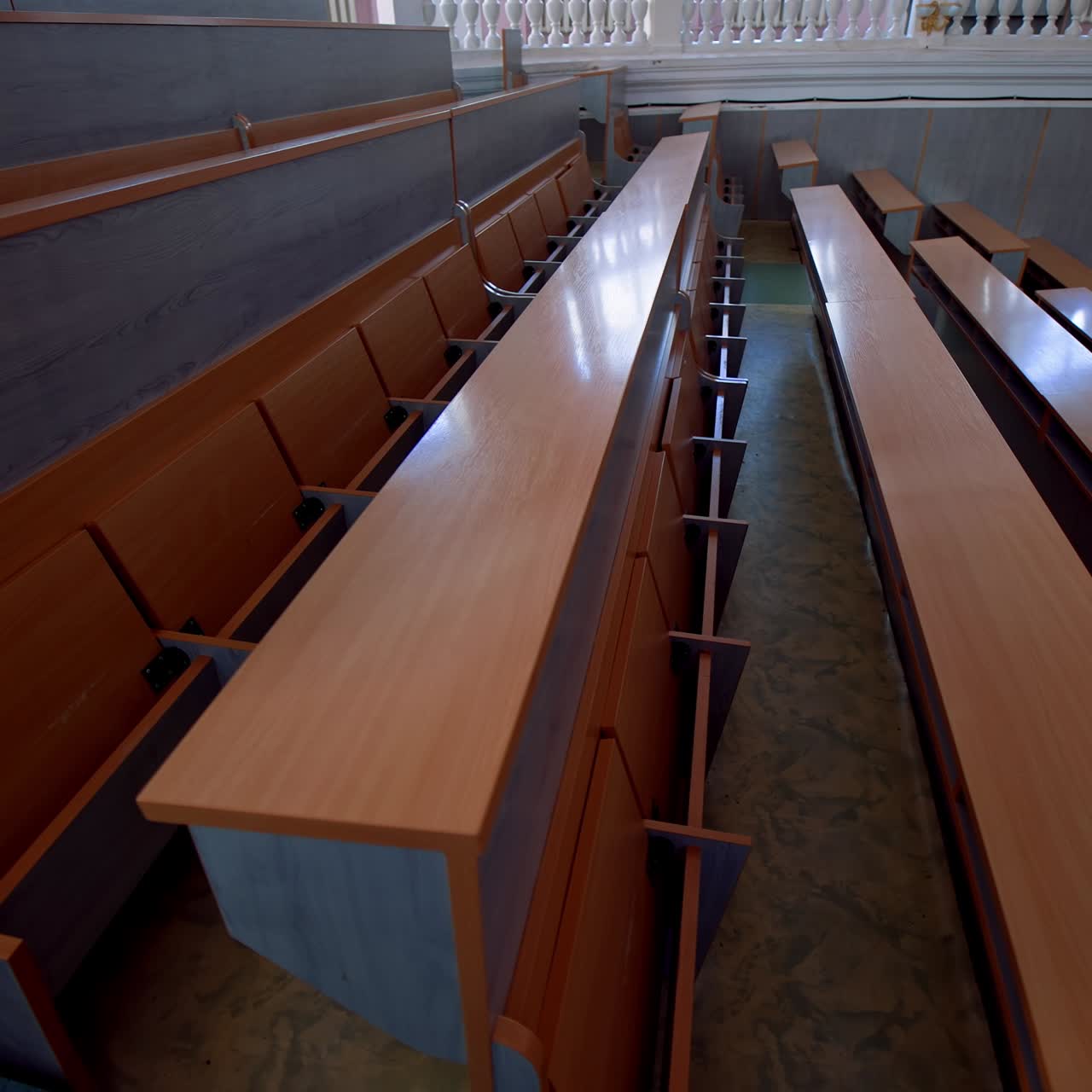 Empty lecture hall in University