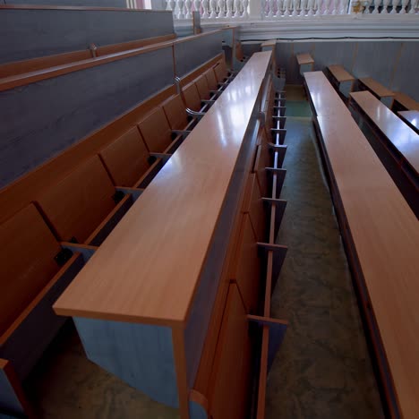 empty lecture hall in university