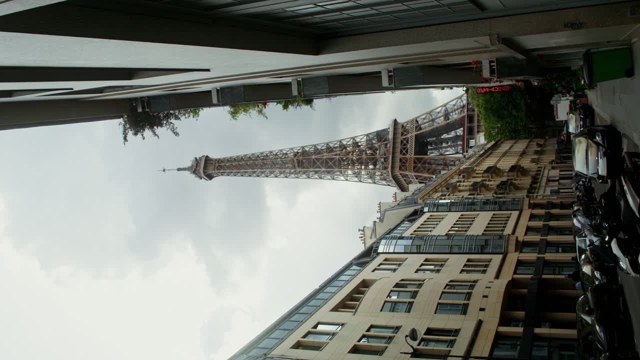 파리의 에펠탑 도시 풍경