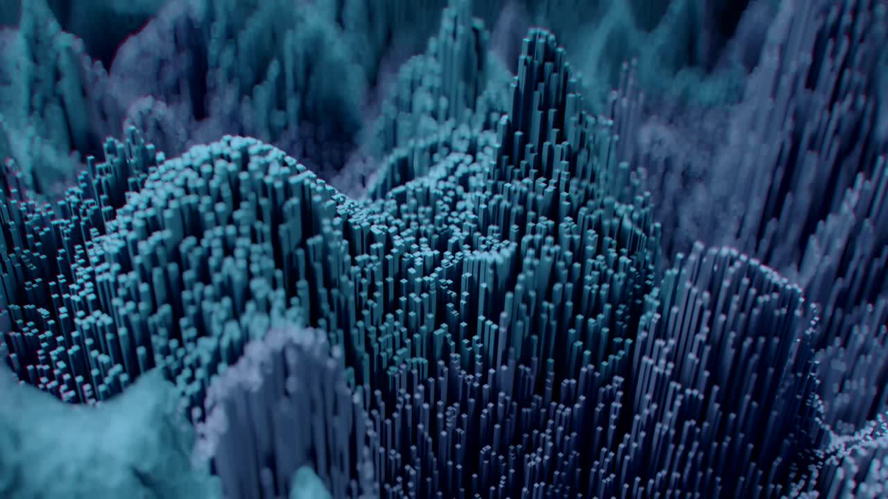 animación topográfica abstracta en 4k.
