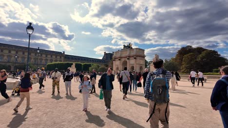 paris france capital city day time walking pov point of view europe