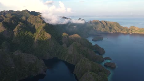 toma de drones de islas tropicales en coron, palawan, filipinas