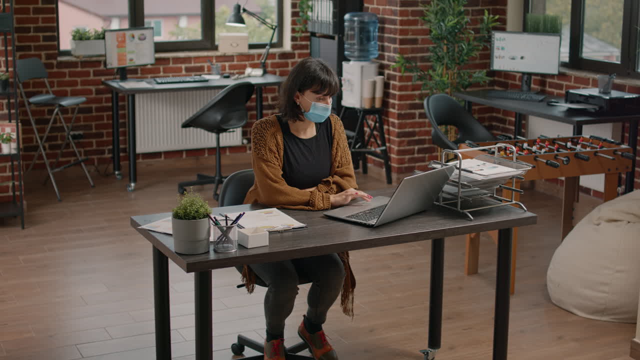 Office Worker Success Celebration