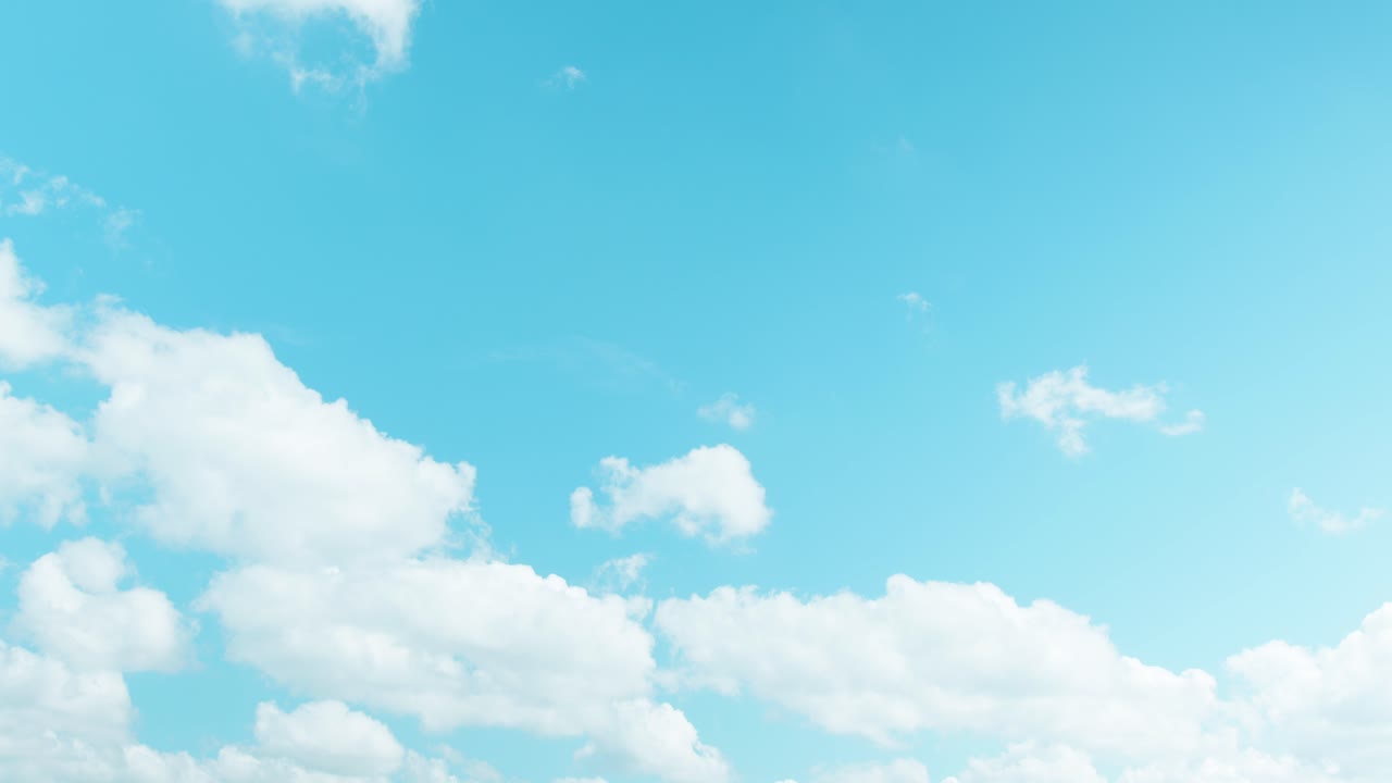푸른 하늘과  구름의 풍경