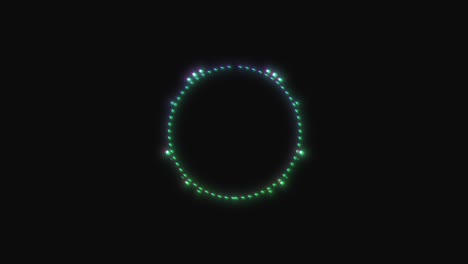 Circular-interface-audio-voice-music-sound-spectrum-equalizer