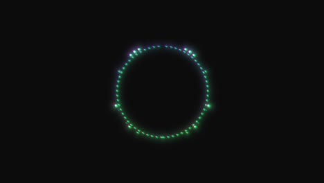 interfaz circular de audio voz música ecualizador del espectro de sonido