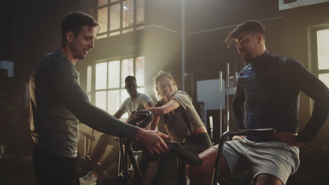 Group Exercise in Gym
