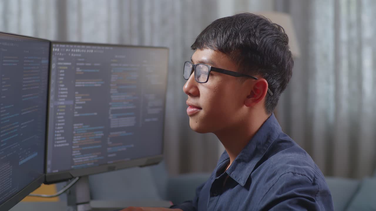 Programmer Celebrating Success