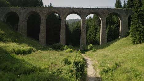 aerial view of chmarocsky viaduct