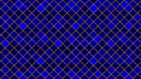 dark blue moving background in moroccan traditional style.