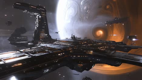 spaceships in the galaxy