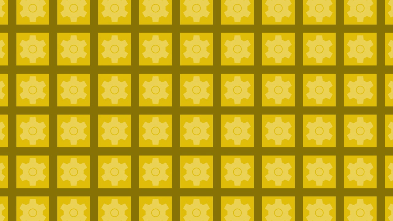 Gold Gear Pattern