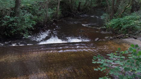a fast flowing ford on hartoft beck in the north york moors