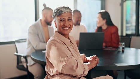 Happy-woman,-portrait-and-business-meeting