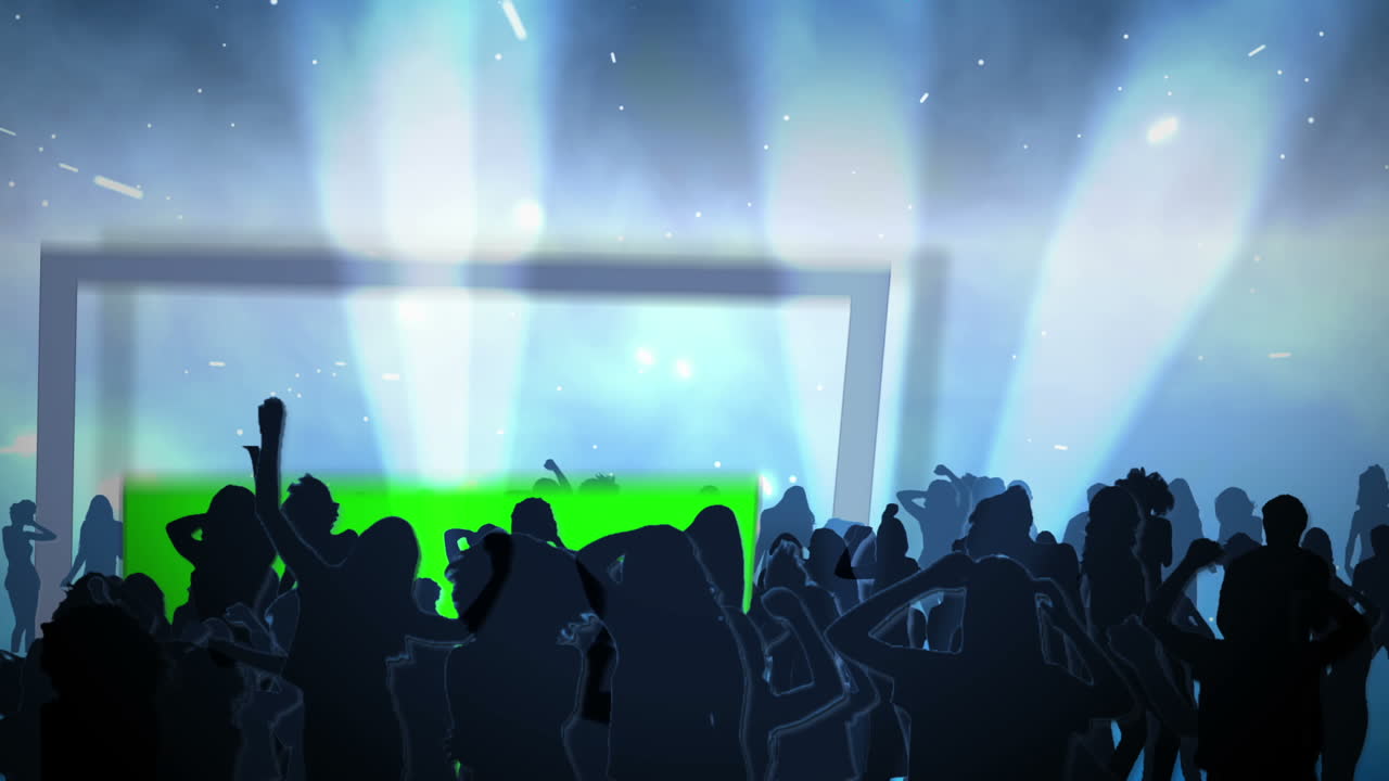 블루 배경에 대한 크로마 키의 비디오