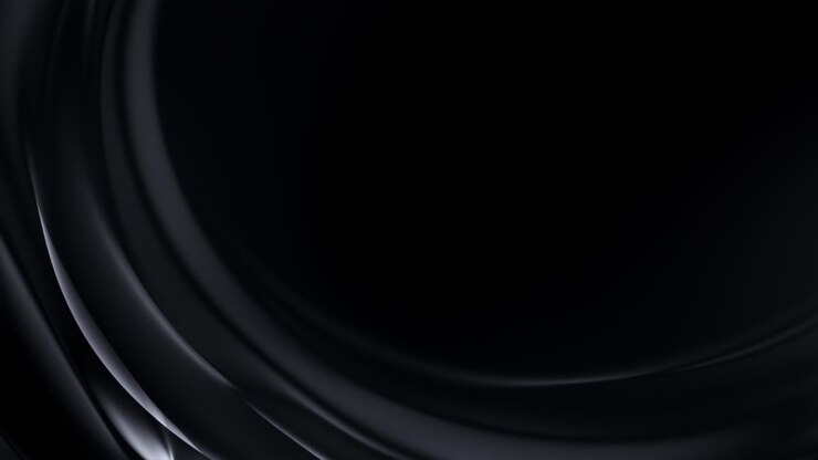 Abstract Dark Flowing Lines Motion Background