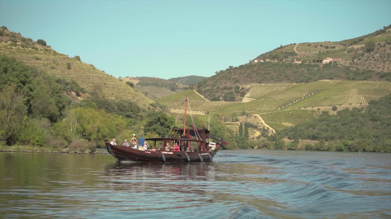 Typical boat in Douro river - Portugal.