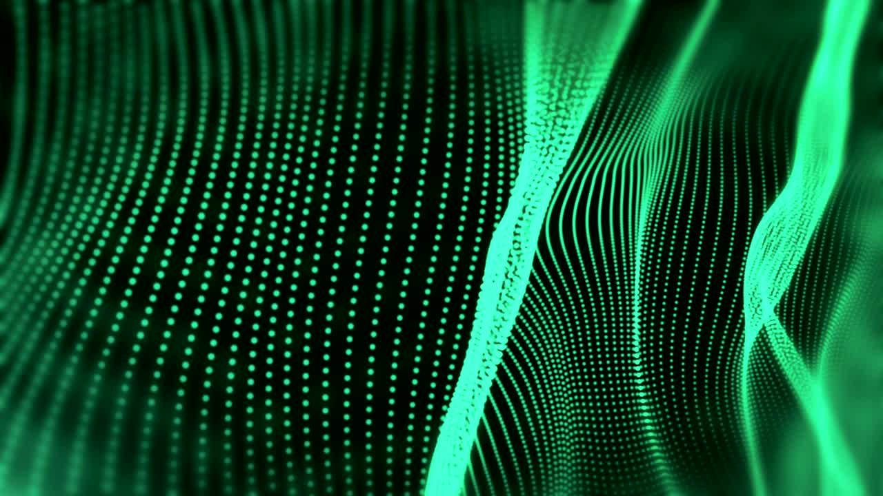 bucle de fondo de partículas abstractas de 4k