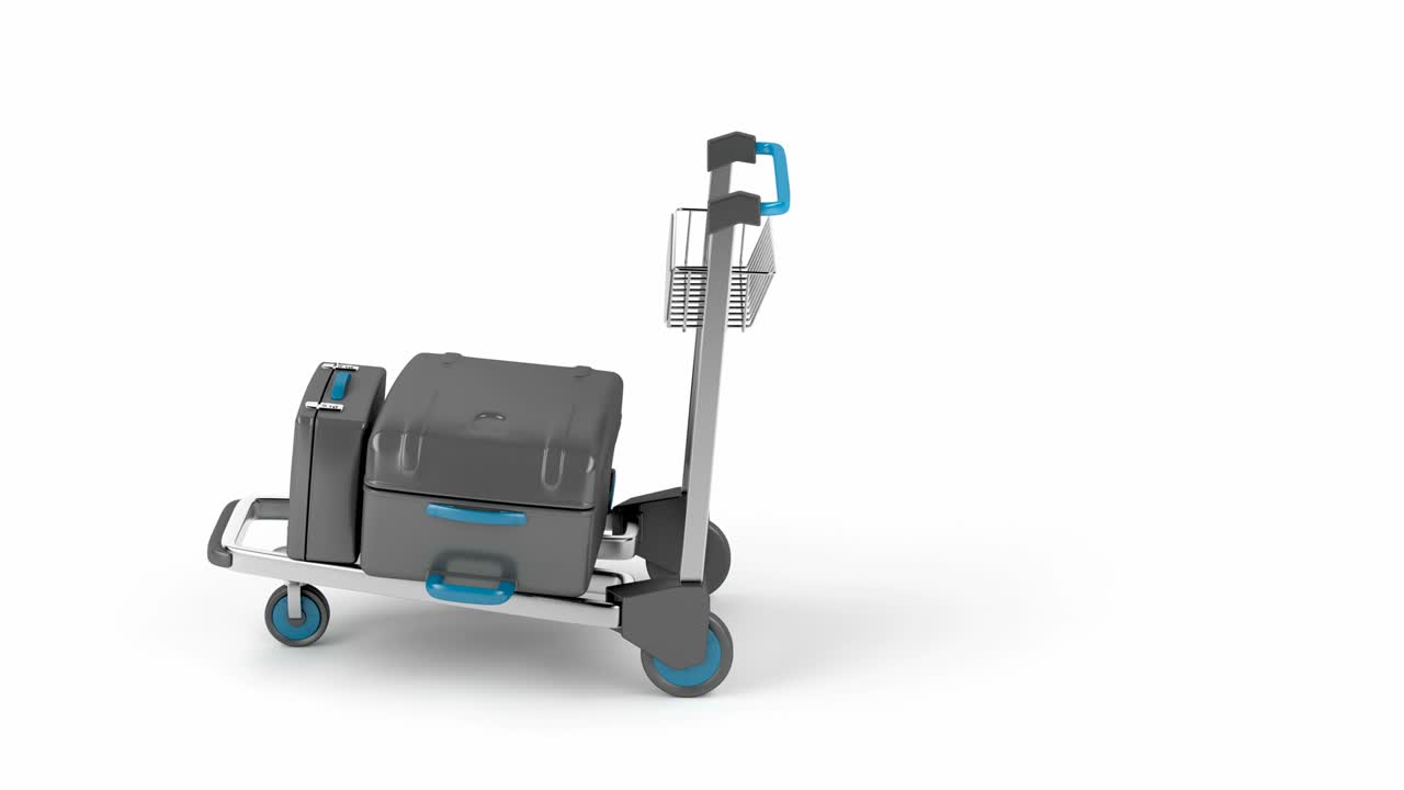 Carrello aeroportuale.
