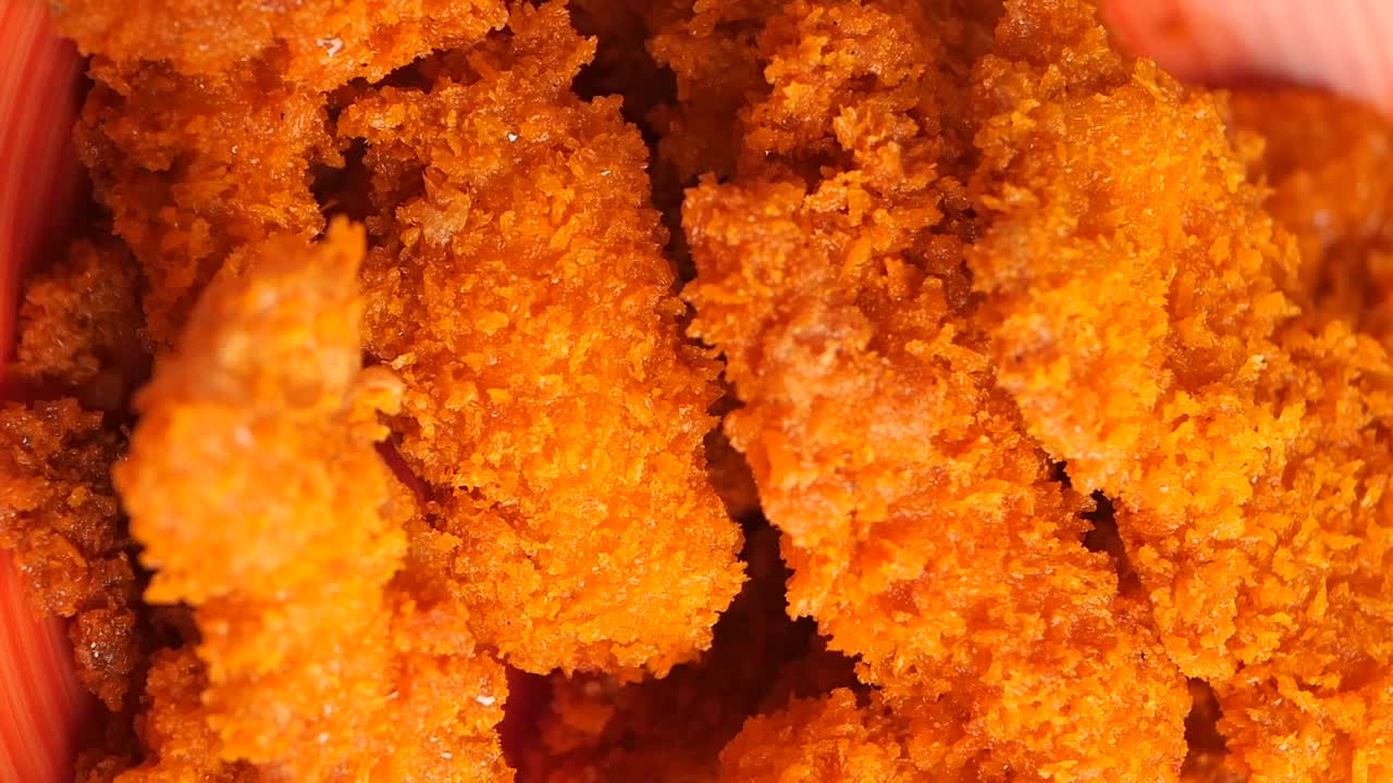 Close-up of Crispy Fried Food