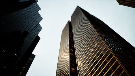 colourful-toned-skyscrappers-close-up-on-a-sunny-summer-day