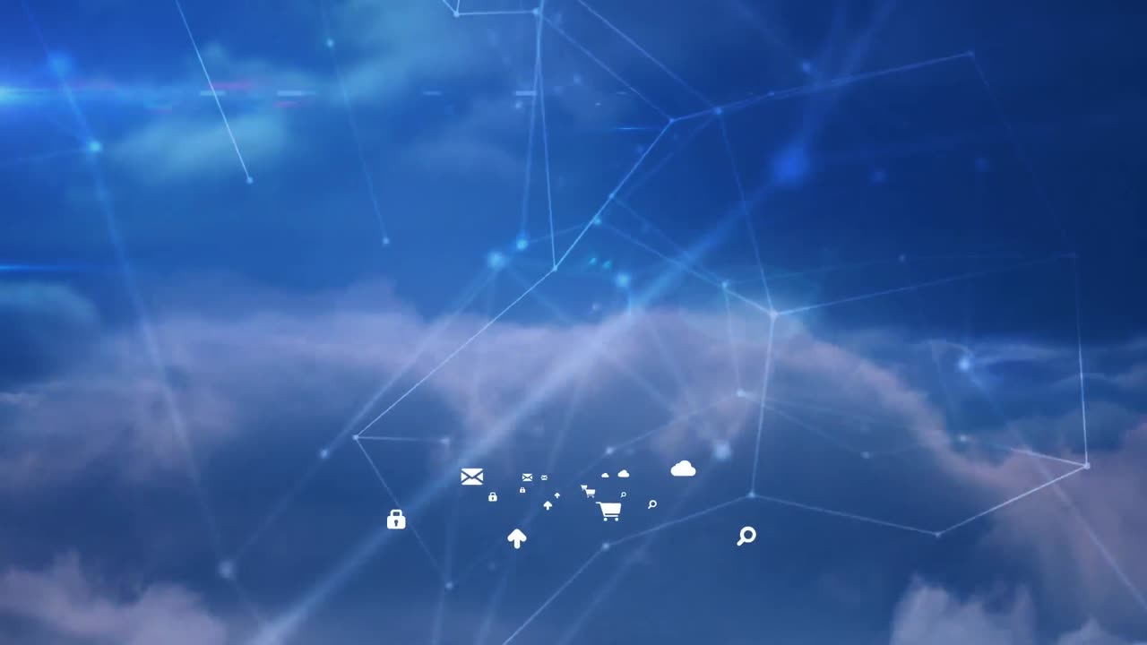 Network of connections and sky