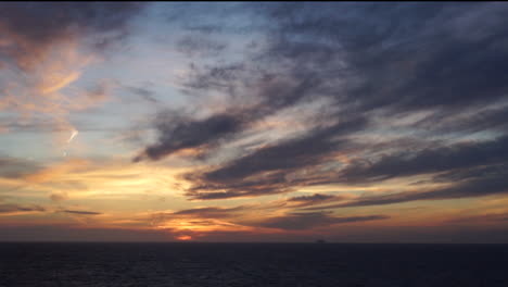 Ship-cruising-on-sunset-in-the-mediterranean-sea