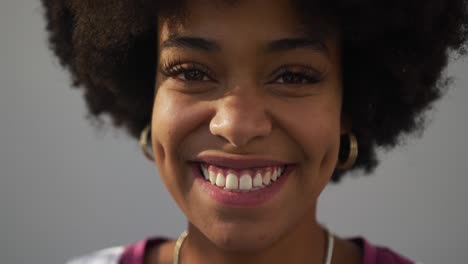 Close-up-view-of-mixed-race-woman