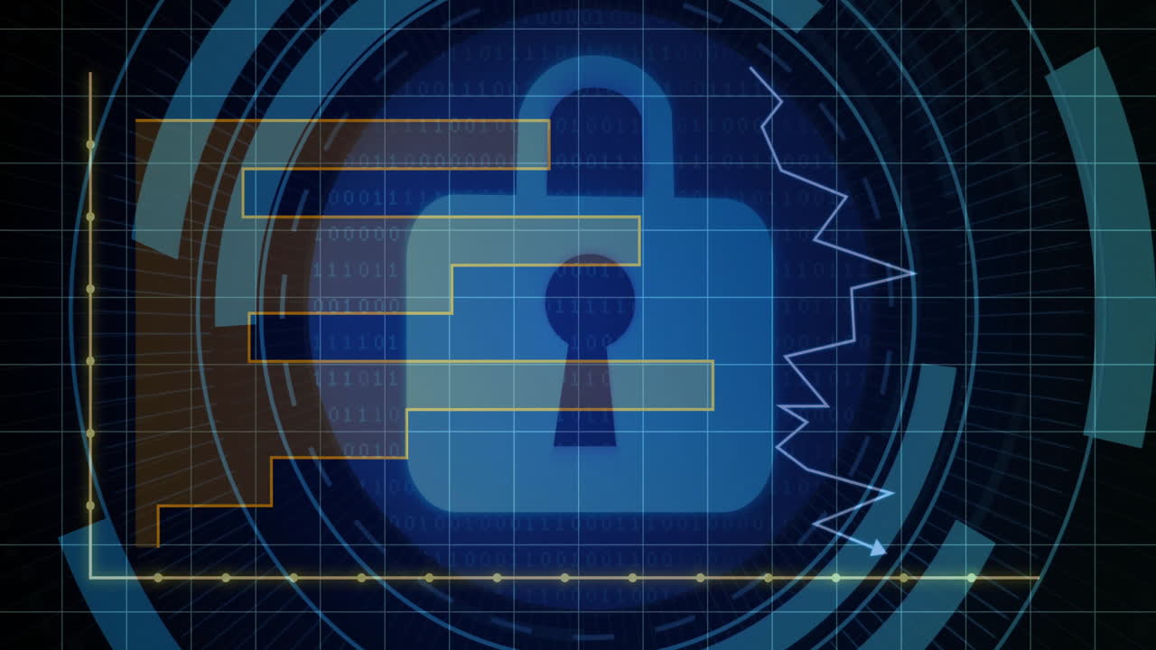 animación de diagramas y procesamiento de datos a través de un candado