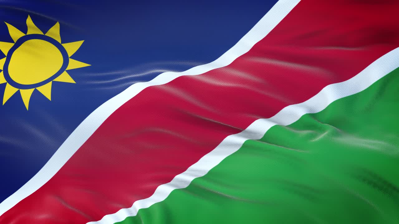 바람에 흔들리는 나미비아 발, 매우 상세한 직물 질감.