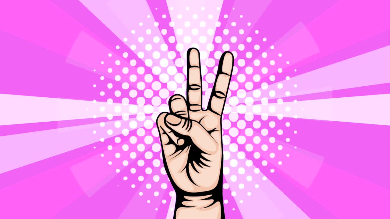 animación de arte pop