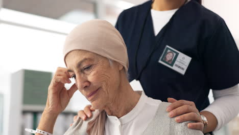 Comodidad,-Mujer-Mayor-Y-Paciente-Con-Cáncer